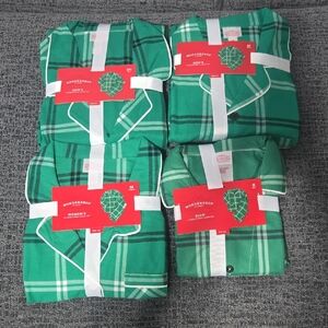 Wondershop Green Plaid Pajama Set Cozy Sleepwear